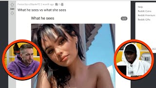 What Simon sees vs What Talia sees