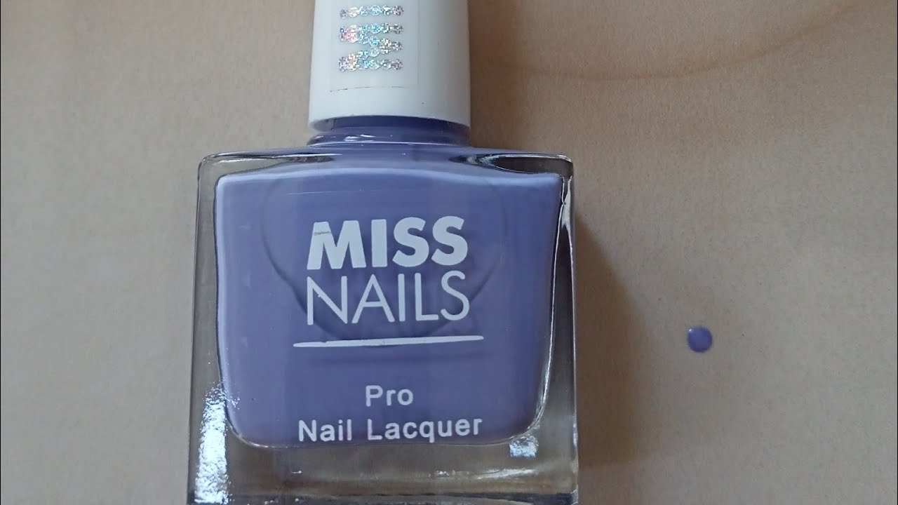 MISS NAILS PRO 59 LILY SUNSET PURPLE UNBOXING 💅🏻