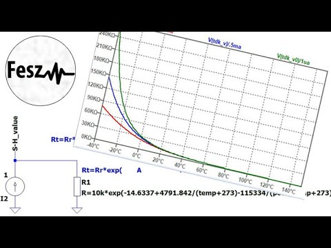 LTspice tutorial - simulating NTC thermistors