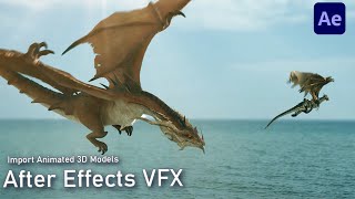 Import Animated 3D Models into After Effects || After Effects VFX Tutorials [Hindi]