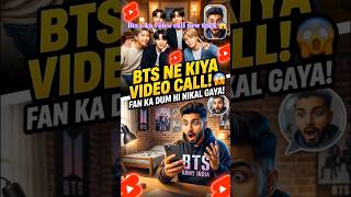 Bts v ka video call agaya 😱|| can't believe this trick 💜#shorts #bts #kimtaehyung