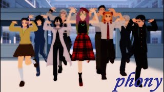 【鬼滅のMMD】『フォニイ』柱（キメツ学園モデル）（※）甘露寺密璃メイン【Demon Slayer MMD dancing】