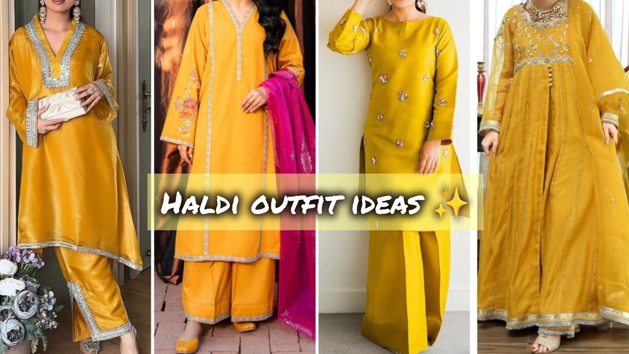 "2026" Haldi outfit ideas💡| yellow suits designs 🤩| viral & trendy designs 💯 