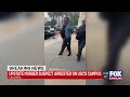 Murder suspect captured after chase through USC campus brought back to Upstate