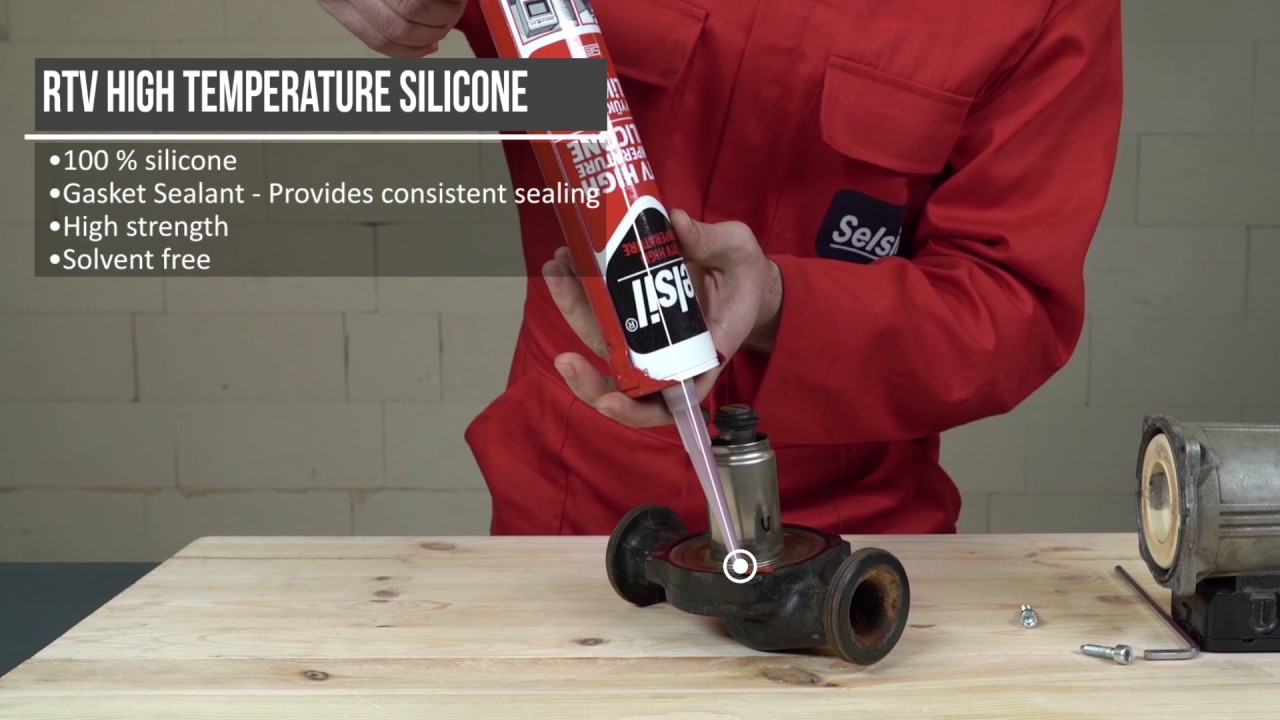 How To Apply Selsil Rtv High Temperature Silicone Youtube