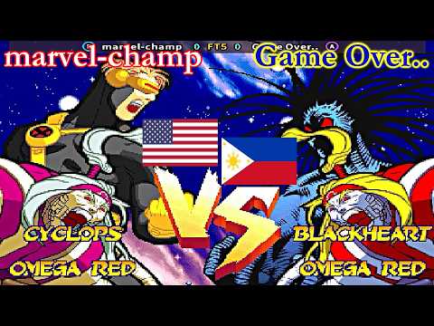 Marvel Super Heroes Vs. Street Fighter - marvel-champ vs Game Over.. FT5
