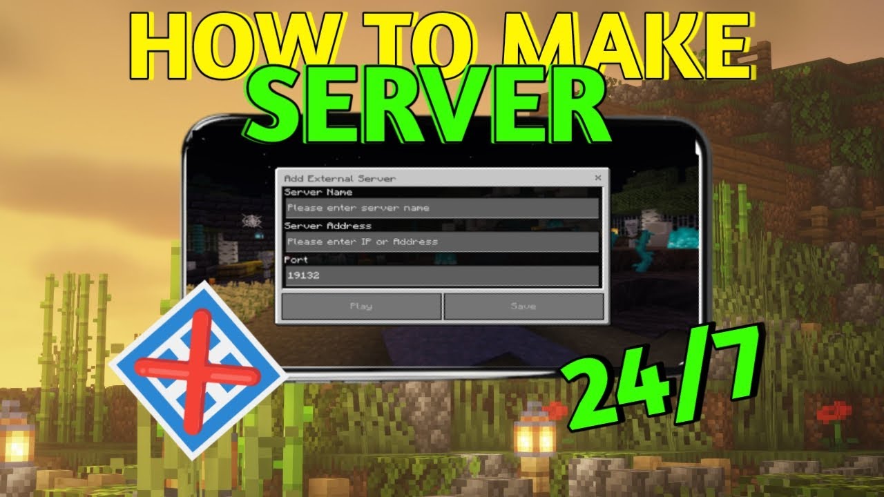 🔥How to make a 24/7 Minecraft server🤩| Make server in 1.21+|🔥