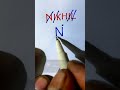 NIKHIL Name Of A NEW BRAND LOGO STYLE Song Love Music Logo Signature Drawing Art Art