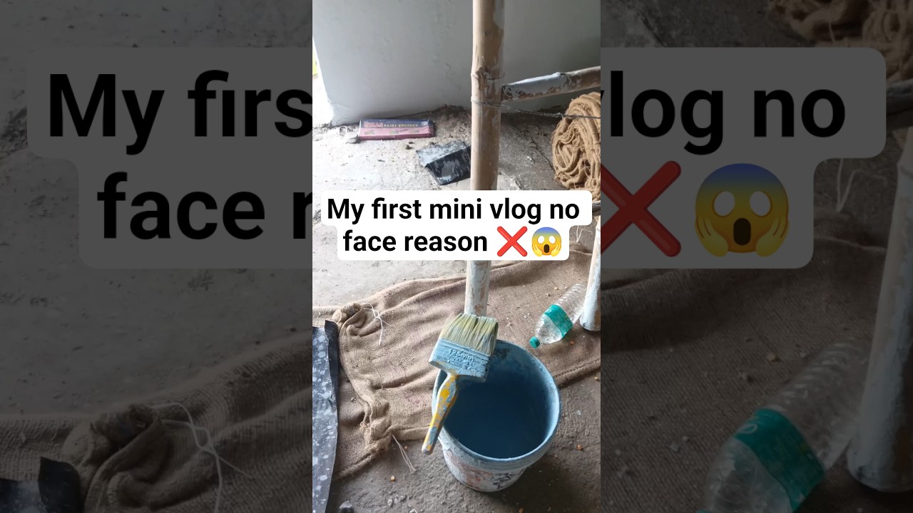 my first mini vlog no face But what is the reason 🤯😭