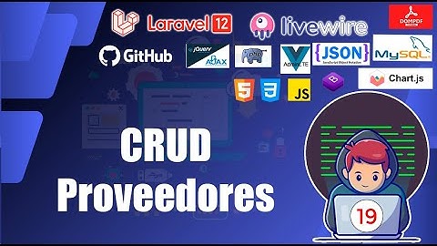 19 🛠️ CRUD Completo de Proveedores con Modales en Laravel 12 | Store, Update y Delete FullStack
