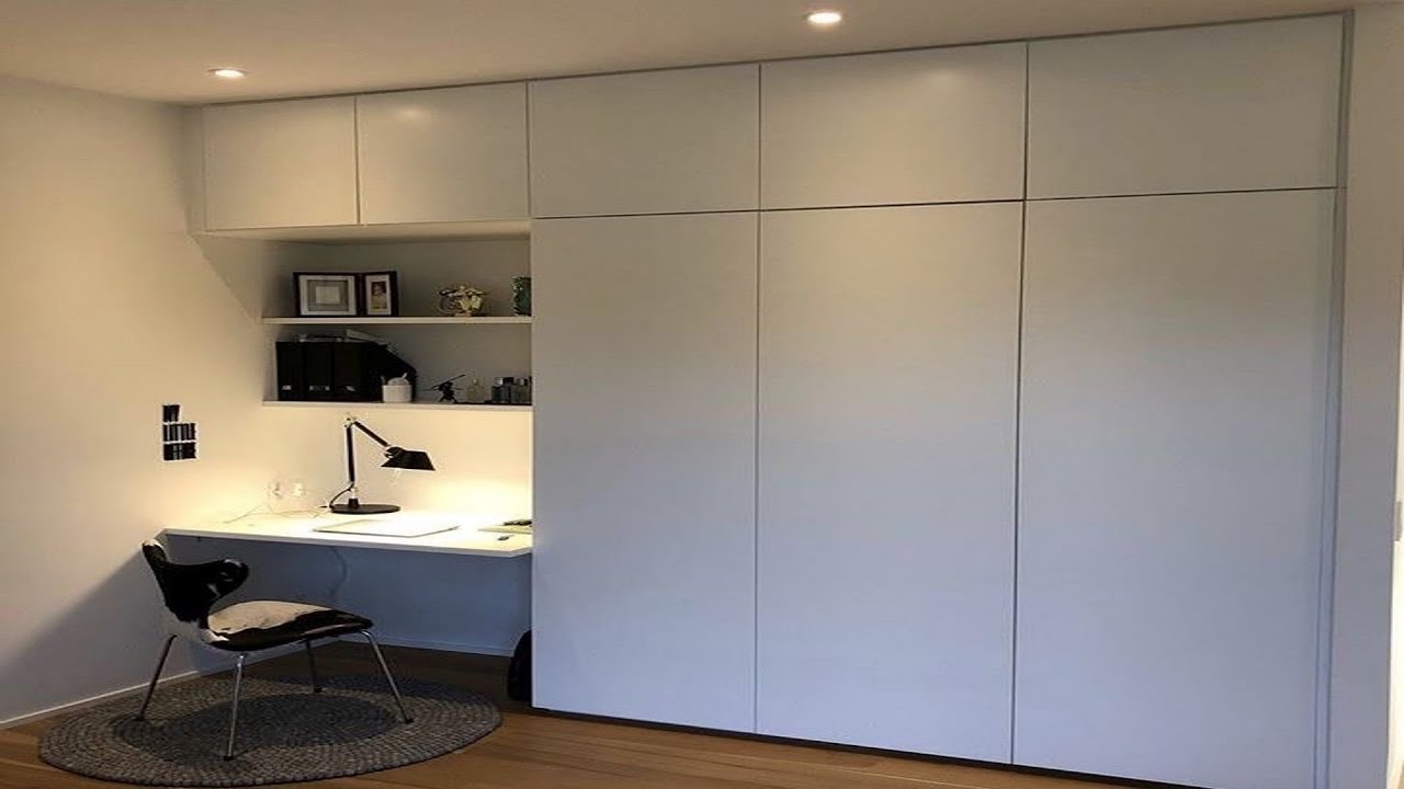 Ropero con escritorio completo part1 - [POLYBOARD + PLANOS] - YouTube