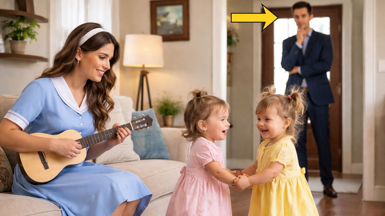 El millonario llegó cansado a casa y una escena entre su hija y la niña de la limpiadora cambió todo