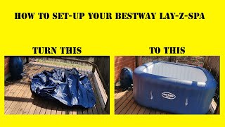 How to set-up your Lay Z Spa jacuzzi/whirlpool