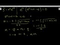 How to solve second order linear differential equations (Constant coefficients) Example 8.
