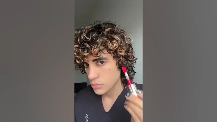 Is it normal? #curlyhair #blush #makeup #hair #men