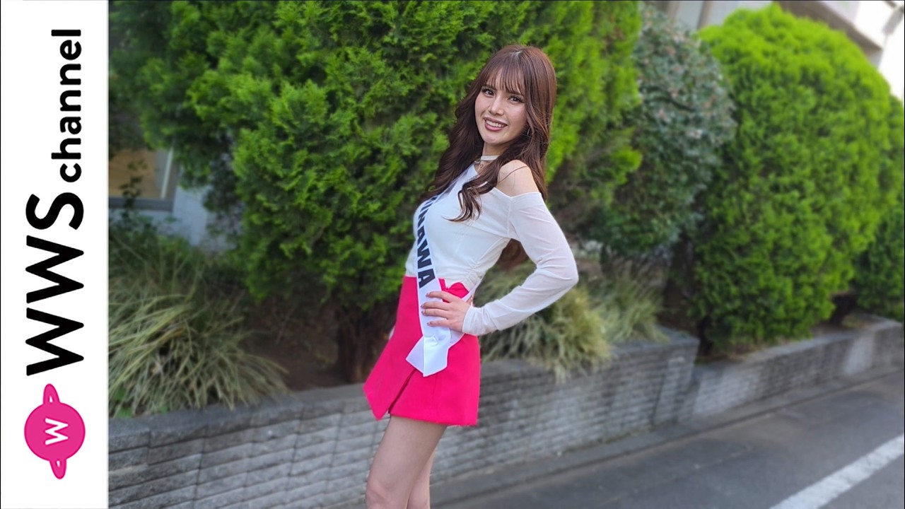 沖縄県代表・シングルマザーの大城美琴さんが肩出しホワイトオフショル姿で登場！＜2026ミスプラネットジャパンファイナリスト＞