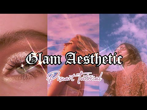 GLAM FILTER aesthetic edit tutorial / just with Picsart