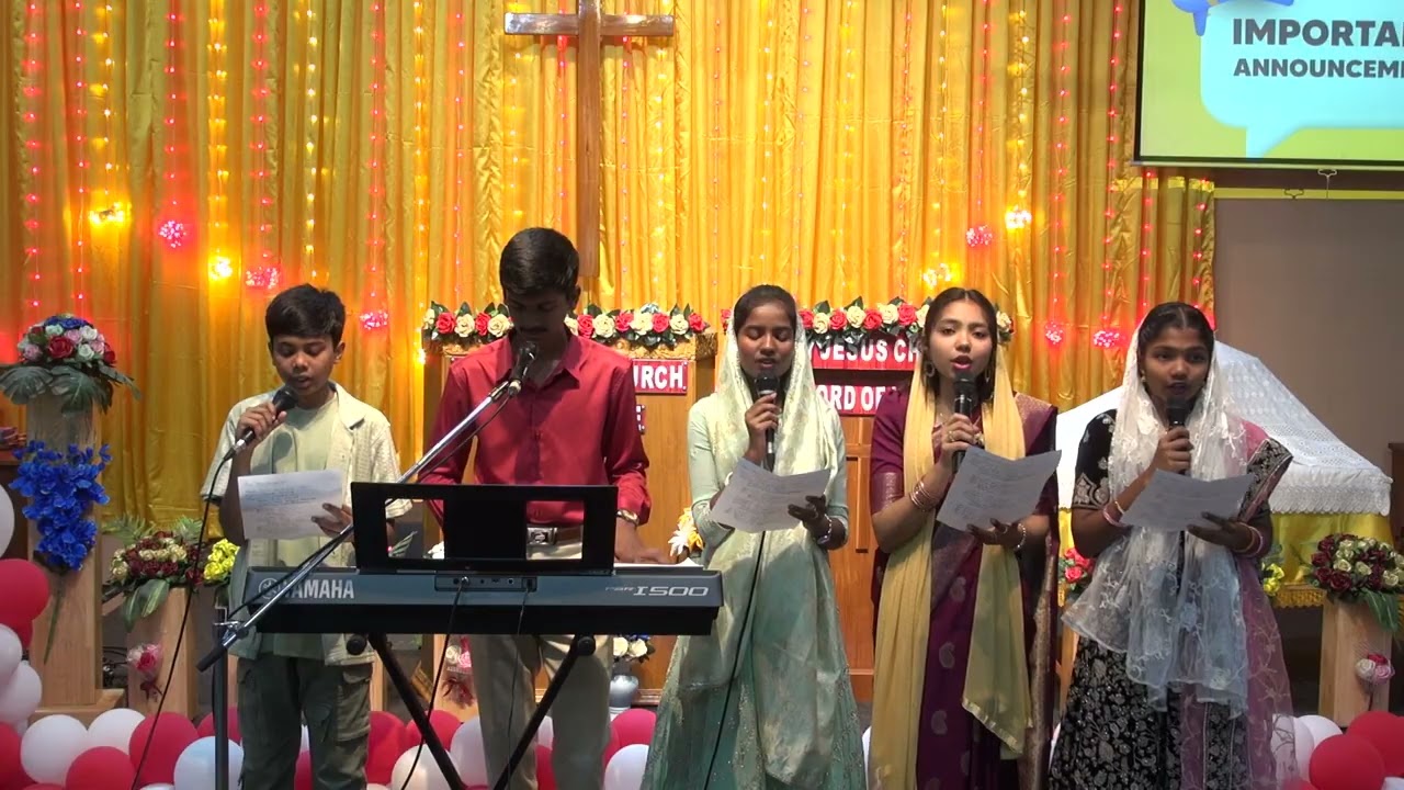 Holy Jesus Church | New Year Service | Special Song | Music Class Students