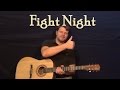 Fight Night (Migos) Easy Guitar Lesson How to Play Tutorial
