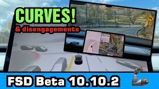 Tesla FSD Beta 10.10.2 handles curves beautifully but messes up in basic situations