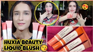 Liquid Blushes Huxia Beauty Blushes Honest Review//worth Buying Or Not #liquidblush#makeupblush