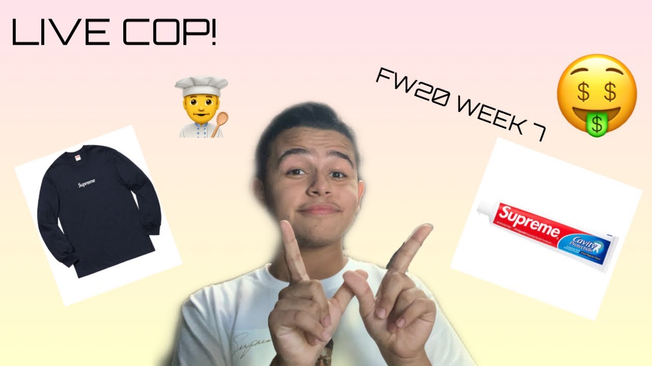 WE DO NOT TAKE L'S! Supreme FW20 Week 7 Live Cop! BOGO SECURED!