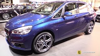 2017 BMW 218d Active Tourer Luxury - Exterior and Interior Walkaround - 2016 Paris Motor Show