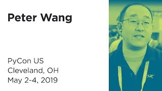 Peter Wang at PyCon 2019