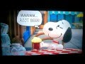 All the new snoopy snippets a peanuts movie bonus feature