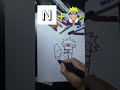 Get Creative: Drawing the Letter 'N' into Naruto #drawing #easydrawing #shortvideo #shorts
