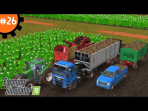 Мастерство Фермерства: Как Вырастить Картошку с Максимальной Выгодой! | Fs 18 Farming Simulator 18.