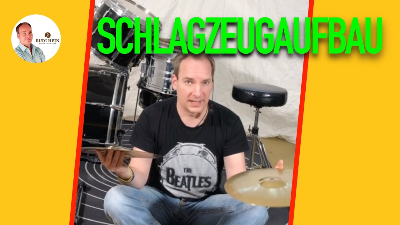 Schlagzeugaufbau