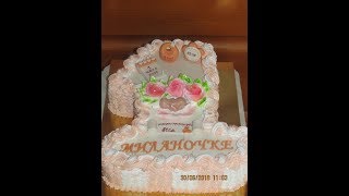 Торт Единичка.Торт для девочки.Digit cake. Cake for a girl.Юлия Клочкова.