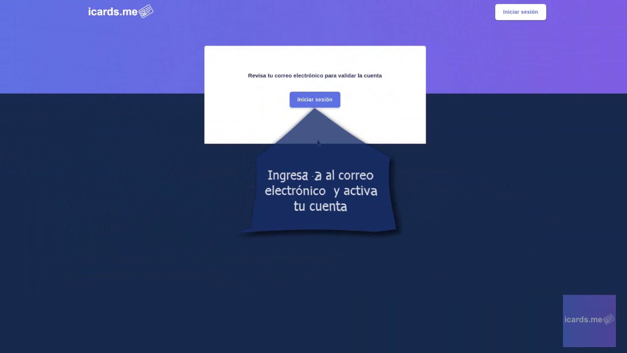 Comprar tu tarjeta digital en  icards.me es muy fácil solo demora 3 minutos