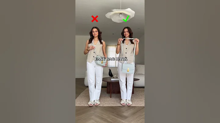 How to make a shorter strap to wear your bag multiple ways 💗😱 Subscribe for #fashion