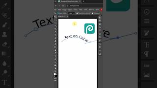 Photopea Text on Curve #photopea #photopeatutorial #cgian