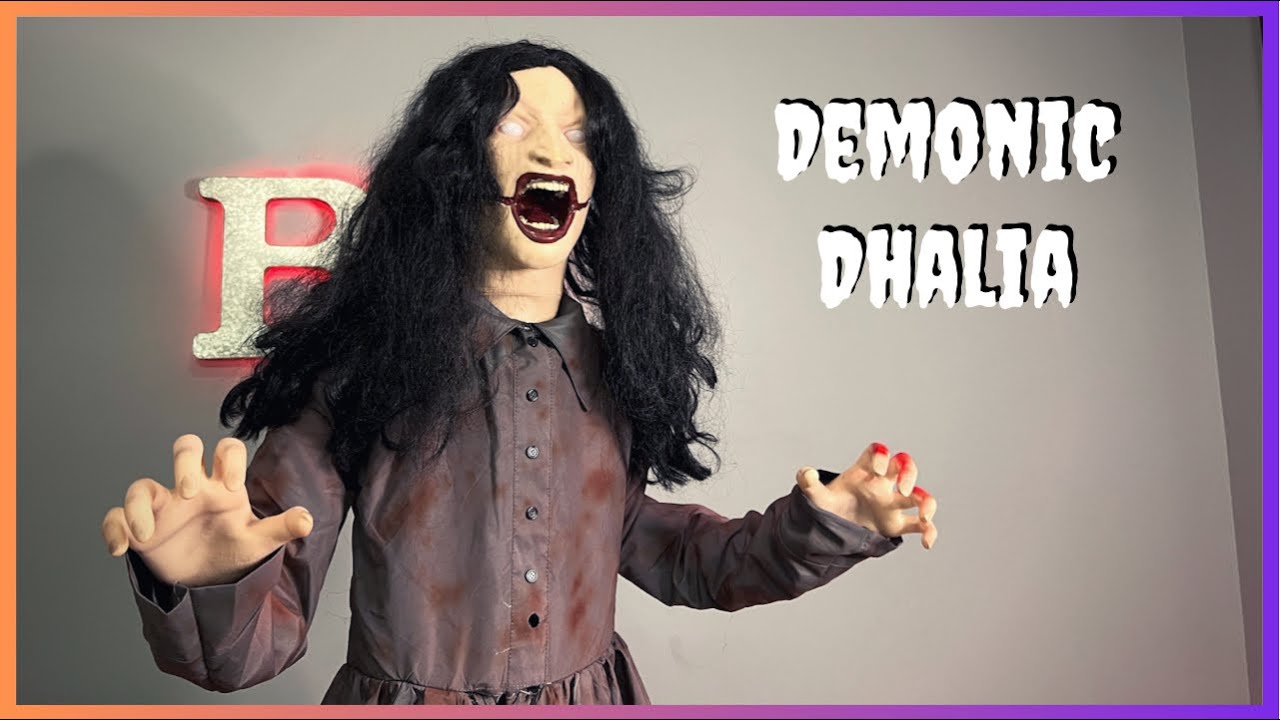 👻Spirit Halloween - Demonic Dahlia Unboxing/Setup!🎃
