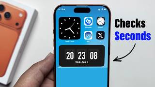 iphone 17 Pro/ Pro Max : How to Checks Seconds on iPhone Clock