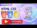 Building a Modern Portfolio Website | HTML | CSS | JS | Mayars Coding School