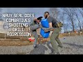 Navy SEAL does Combatives Shooting Drill: Aggression | Tactical