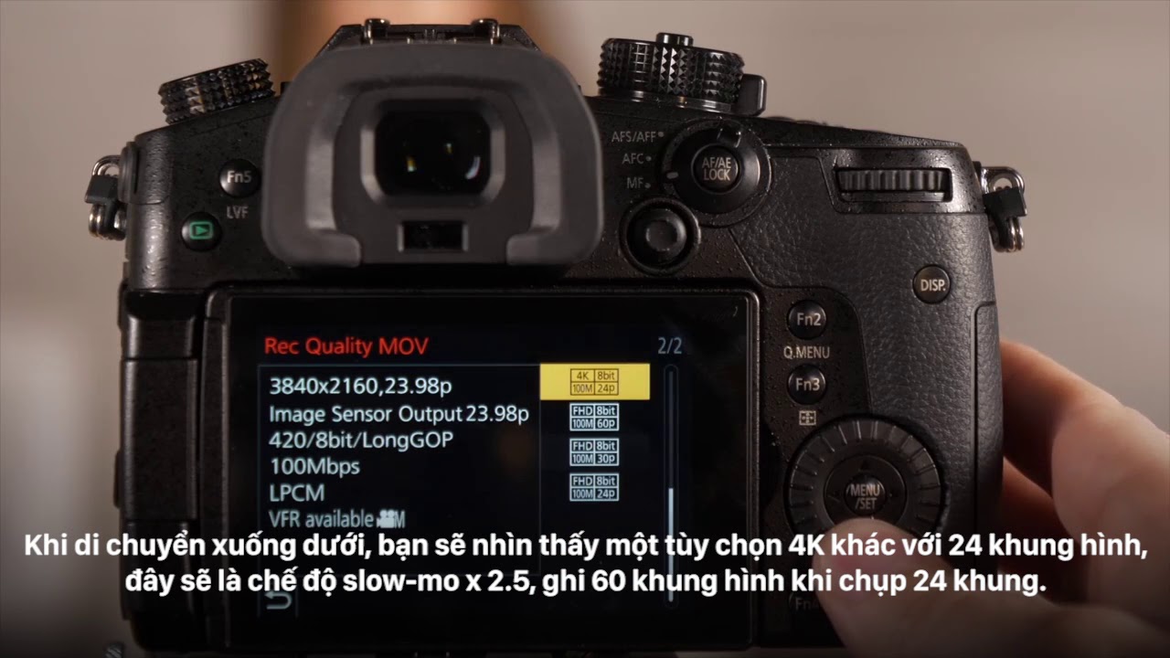 8 Lumix GH5    How to use Slow Mo VFR Function