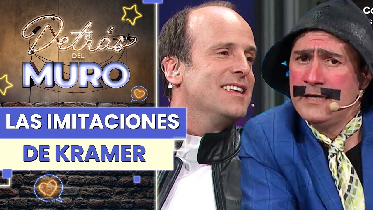 ¡IMITÓ HASTA AL KIKE!😂 Stefan Kramer fue entrevistado por Ruperto - Detrás del Muro 🧱