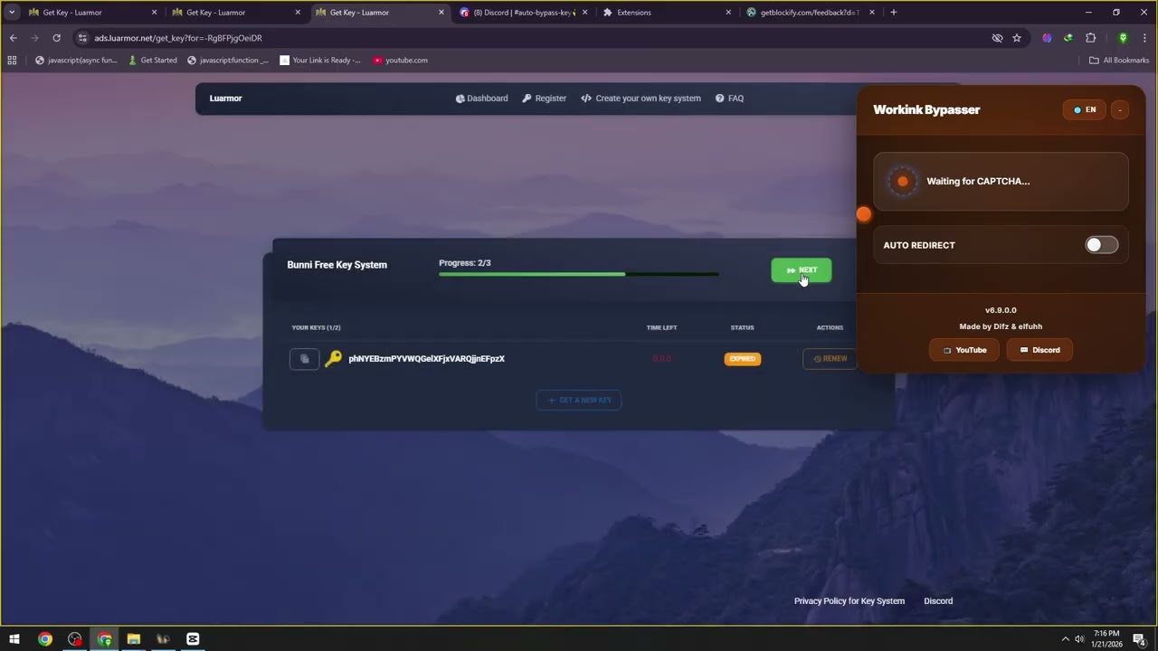 How to bypass luarmor For workink 2026