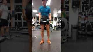 NPB -- Set 1 of 2 -- Dumbbell Front Squat 100LB x 5 20181126 211222