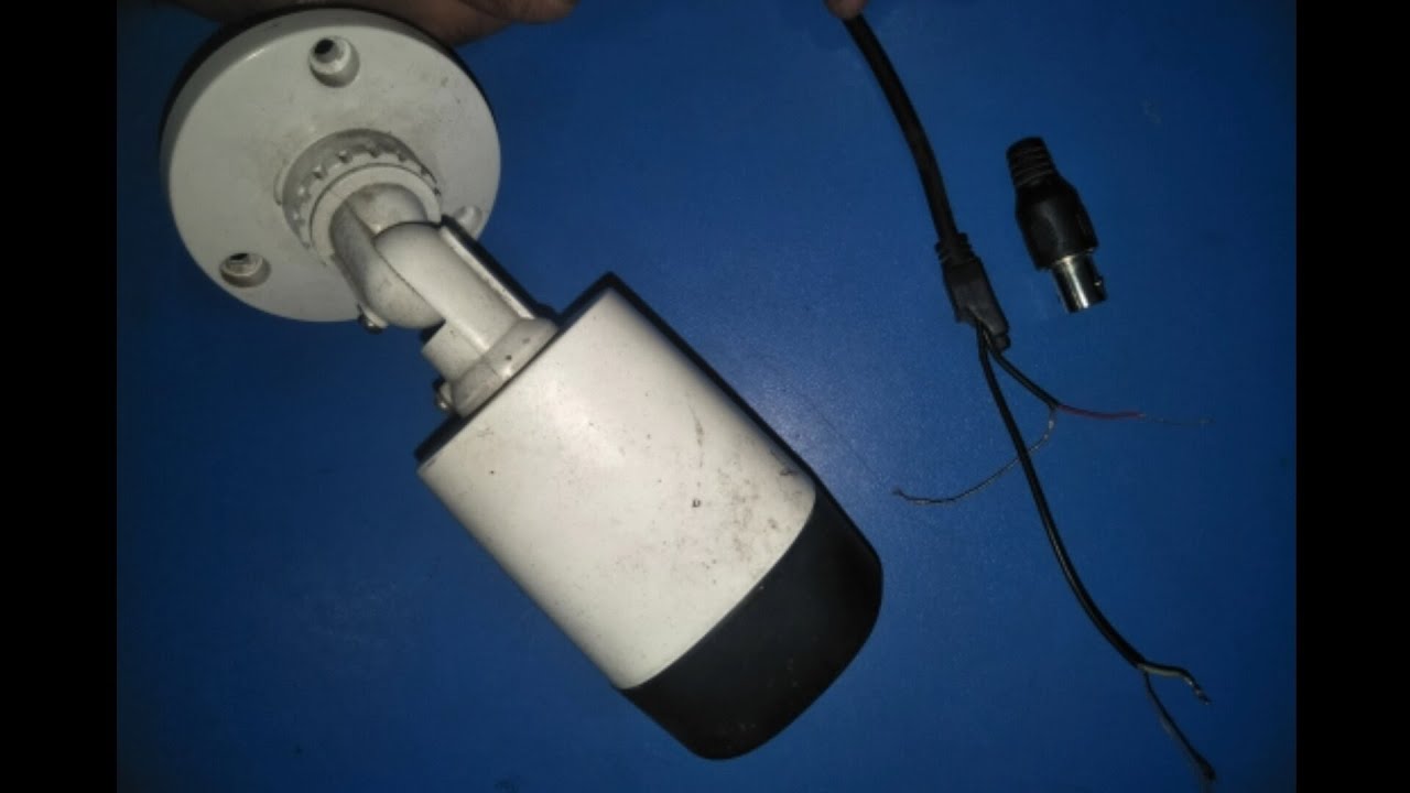 How to repair cctv camera /how to use cctv camera without BNC / کے بغیر