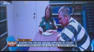 Suspected drunk driver appears in court for fatal crash
