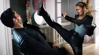 Wie Man Gegen Eine Tödliche Frau Kämpft Black Widows Stunt-Double Accident Man German Clip