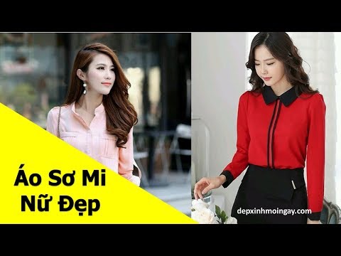 Top áo sơ mi nữ đẹp | 50 kiểu áo sơ mi nữ đẹp thời trang phần 11 | áo sơ mi nam size s