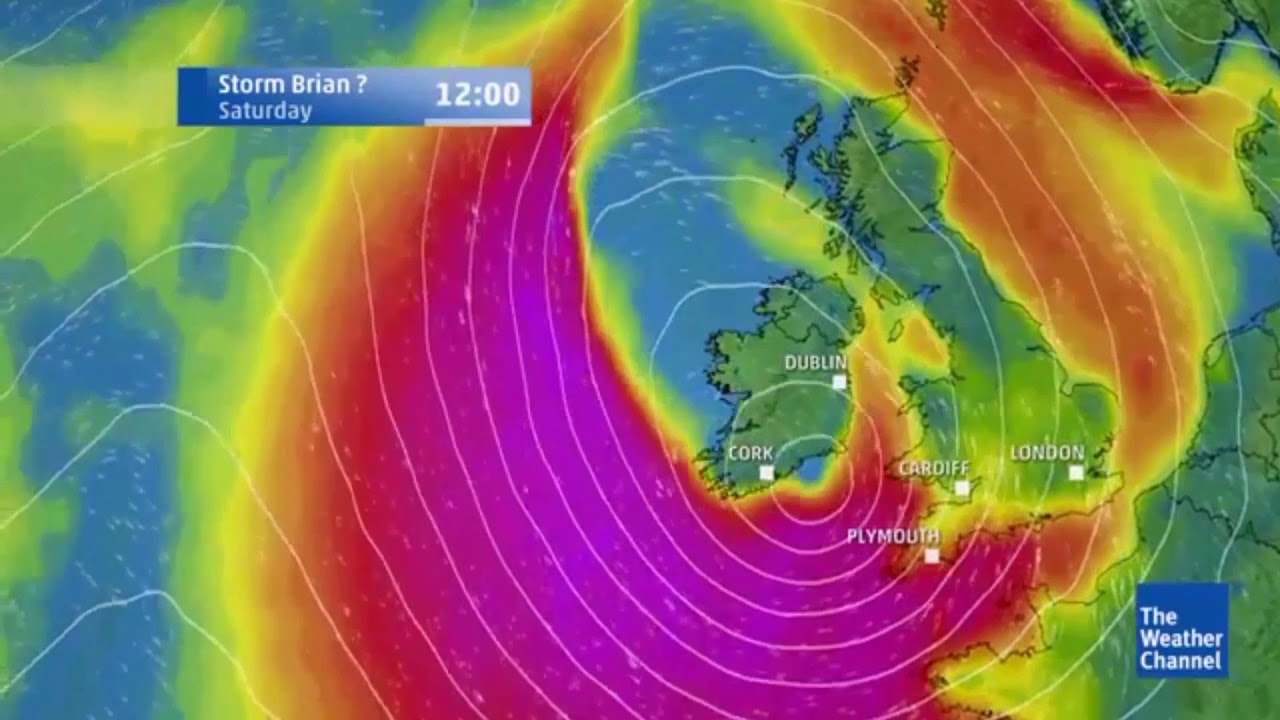 Storm Brian to hit UK
