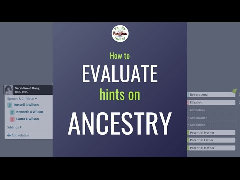 Do THIS With Ancestry Record Hints to Accurately Build a Family Tree